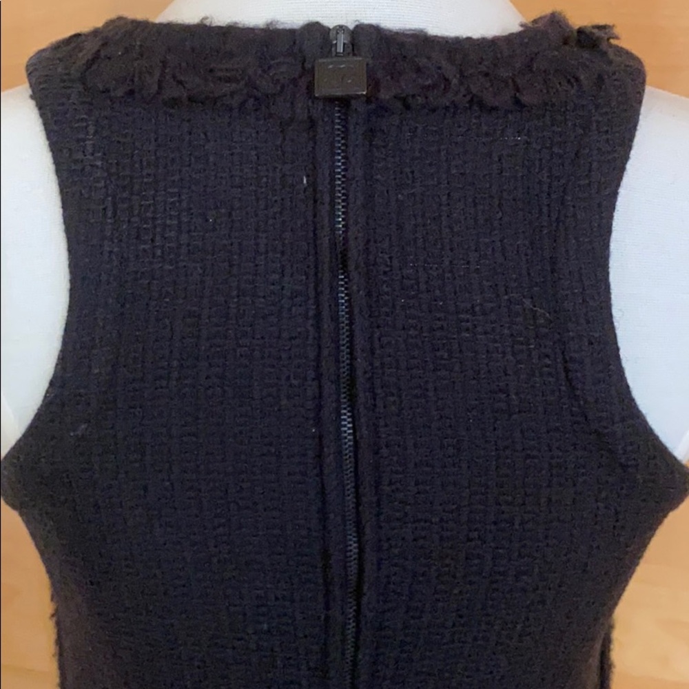 CHANEL sleeveless DRESS w/CC logo XS/4 US-36 Franc - Picture 7 of 12